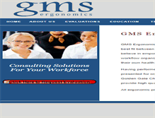 Tablet Screenshot of gmsergonomics.com